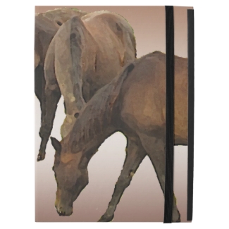 Brown Horses iPad Pro Case