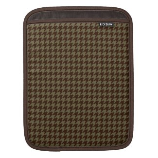 Brown Houndstooth Handsome Gentlemen's Pattern Sleeves For iPads