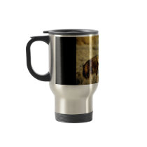 Brown hyena wildlife mugs by Rowood Brown hyena wildlife mugs