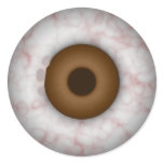 Brown Iris Eyeball Sticker