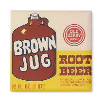 brown jug rootbeer label magnet by amazingvintage brown jug rootbeer label magnet