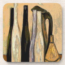 Brown Jugs Abstract cork coasters