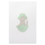 Brown Kitty In A Green Christmas Ornament