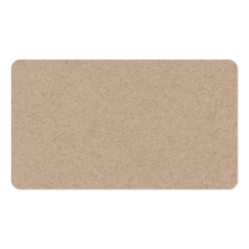 Brown Kraft Paper Background Printed Business Card Templates (front side)