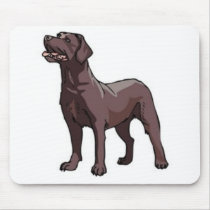 Brown Labrador MousePad by glindagale Brown Labrador MousePad