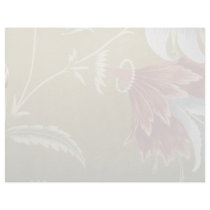 Brown Large red and ivory flowers on gold flowers Letterhead