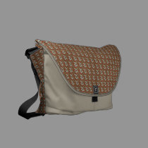 Brown Leaf Rickshaw Messenger Bag messenger bags
