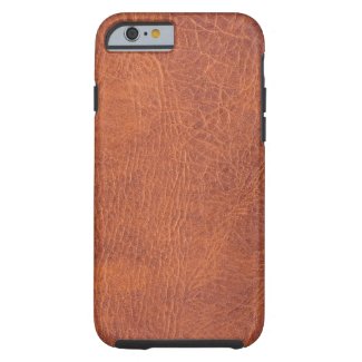 Brown leather iPhone 6 case