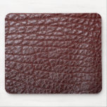 Brown leather mouse pad