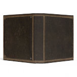 Brown Leather Print Binder