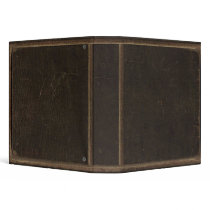 Brown Leather Print Binder