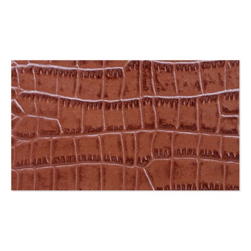 Brown leather texture Business Card (back side)