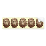 Brown Lions Bumper Sticker