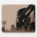 Brown Locomotive Mousepad
