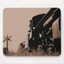 Brown Locomotive Mousepad
