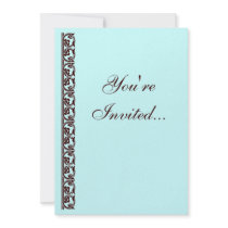 Brown Medieval Element Custom Invitation
