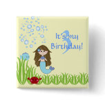 birthday party, brown hair, mermaid, cute, girls,
