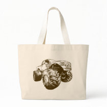 Brown Monster Truck Bag
