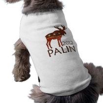 Brown Moose Dog Shirt