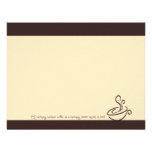 Brown Morning Without Coffee Cup Note Cards invitations