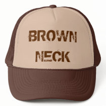 BROWN NECK hats by ThunderGoose BROWN NECK hats
