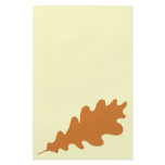 Brown Oak Leaf Design. Flyer Design