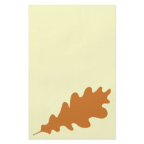 Brown Oak Leaf Design. Flyer Design
