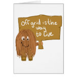 Brown off grid cards