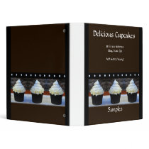 Brown on Black Cupcakes Presentation Binder by jbranam Brown on Black Cupcakes Presentation Binder