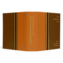 brown orange business binders