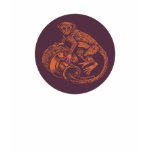 Brown / Orange Monkey t-shirts