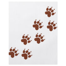 brown pad traces icon flyers