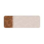 Brown Paisley. labels