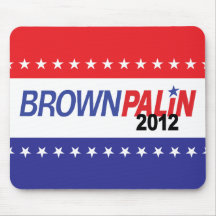 Brown Palin 2012 Mousepads