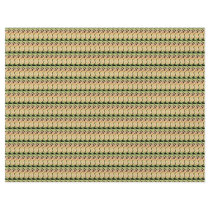 Brown pattern flyer design