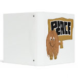 Brown Peace word Binders