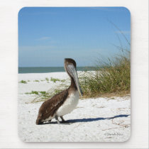 Brown Pelican Mousepad by photosbydaniellenice Brown Pelican Mousepad