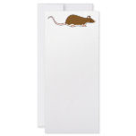 Brown Pet Rat. Berkshire, White Belly. Rack Cards