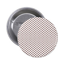 Brown Polka Dots on White Pin
