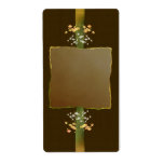 Brown Posies Apothecary Label