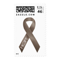 Brown Ribbon postage