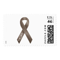 Brown Ribbon postage