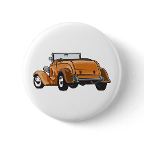 Brown Roadster buttons by hotrodshirts Brown Roadster buttons