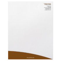 Brown Rolling Hill Letterhead