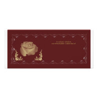 brown rose muslim invitations