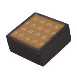 Brown Sailing Ship Pattern. Premium Jewelry Boxes