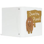 Brown Save the Planet Binders