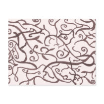 Brown Scroll postcards by ameroymorganhunley Brown Scroll postcards
