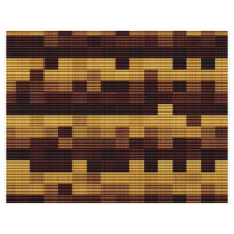 Brown shapes full color flyer