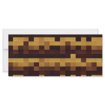 Brown shapes full color rack card